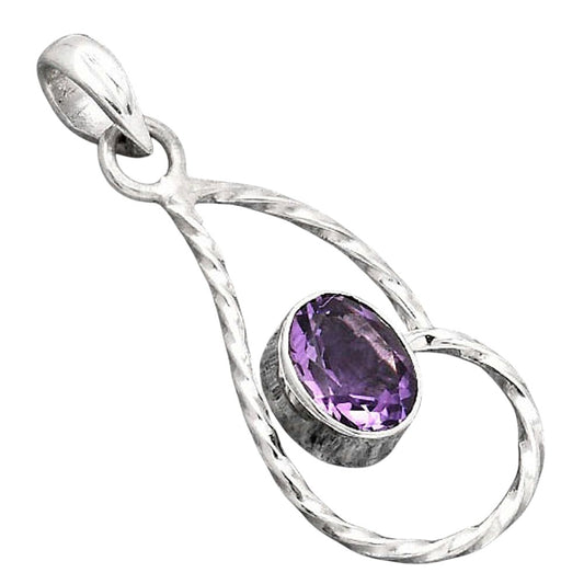 Natural Amethyst - Brazil Pendant P-1003 SDP154986