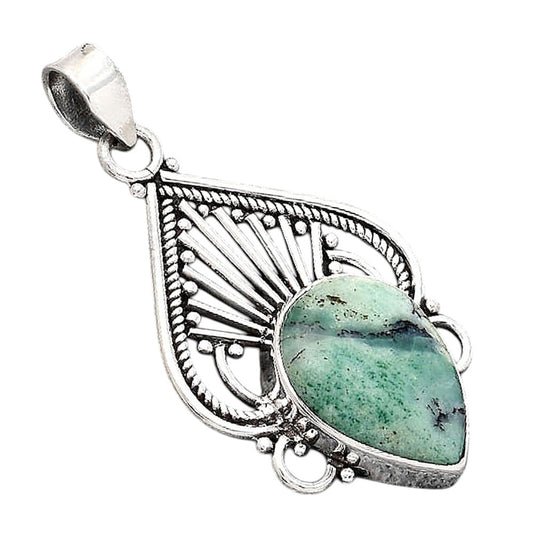 Artisan - Dendritic Chrysoprase - Africa Pendant P-1541 SDP154995