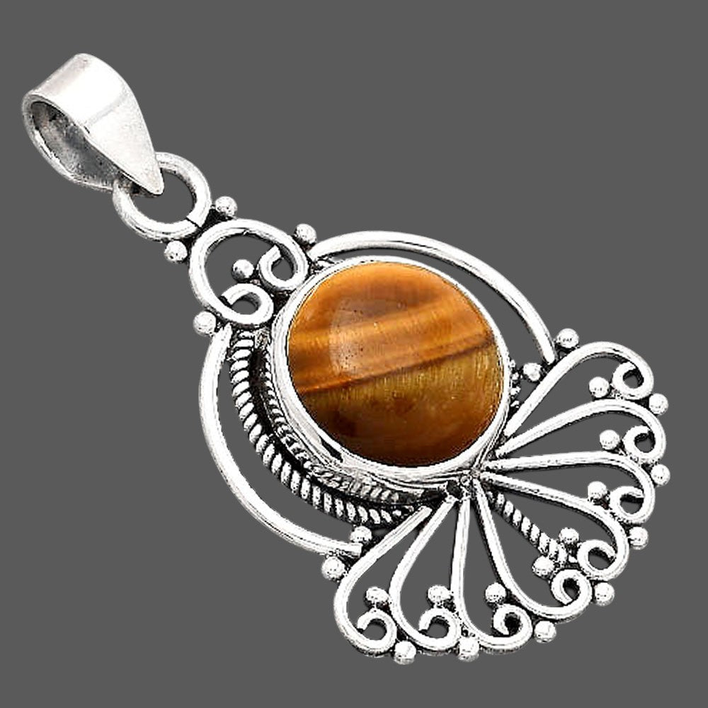 Artisan - Natural Tiger Eye - Africa Pendant P-1544 SDP155000