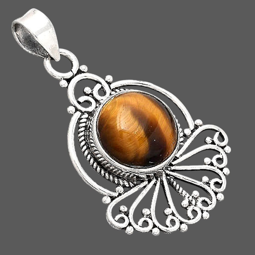 Artisan - Natural Tiger Eye - Africa Pendant P-1544 SDP155004