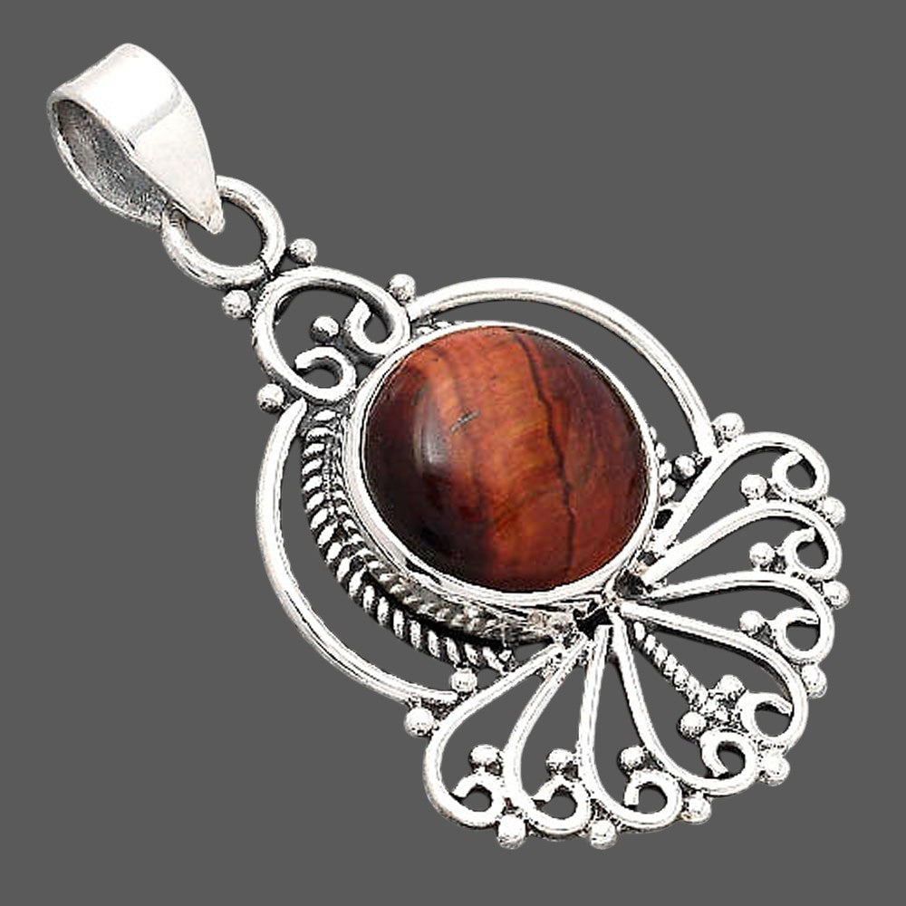 Artisan - Natural Red Tiger Eye Pendant P-1544 SDP155005