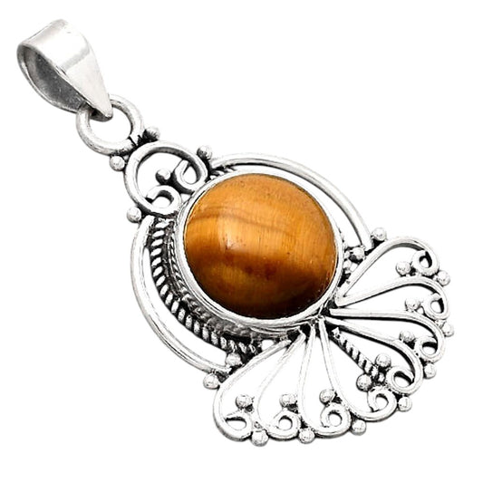 Artisan - Natural Tiger Eye - Africa Pendant P-1544 SDP155006