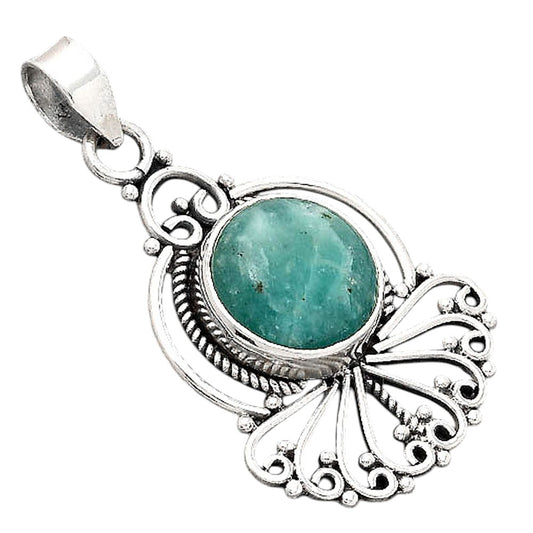 Artisan - Natural Paraiba Amazonite Pendant P-1544 SDP155008