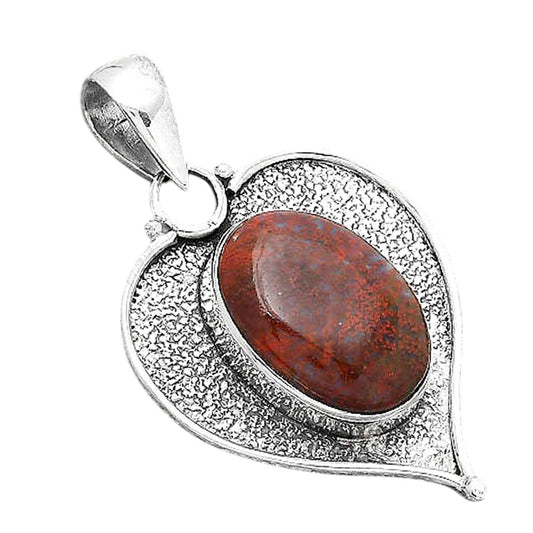 Natural Red Moss Agate Pendant P-1503 SDP155026