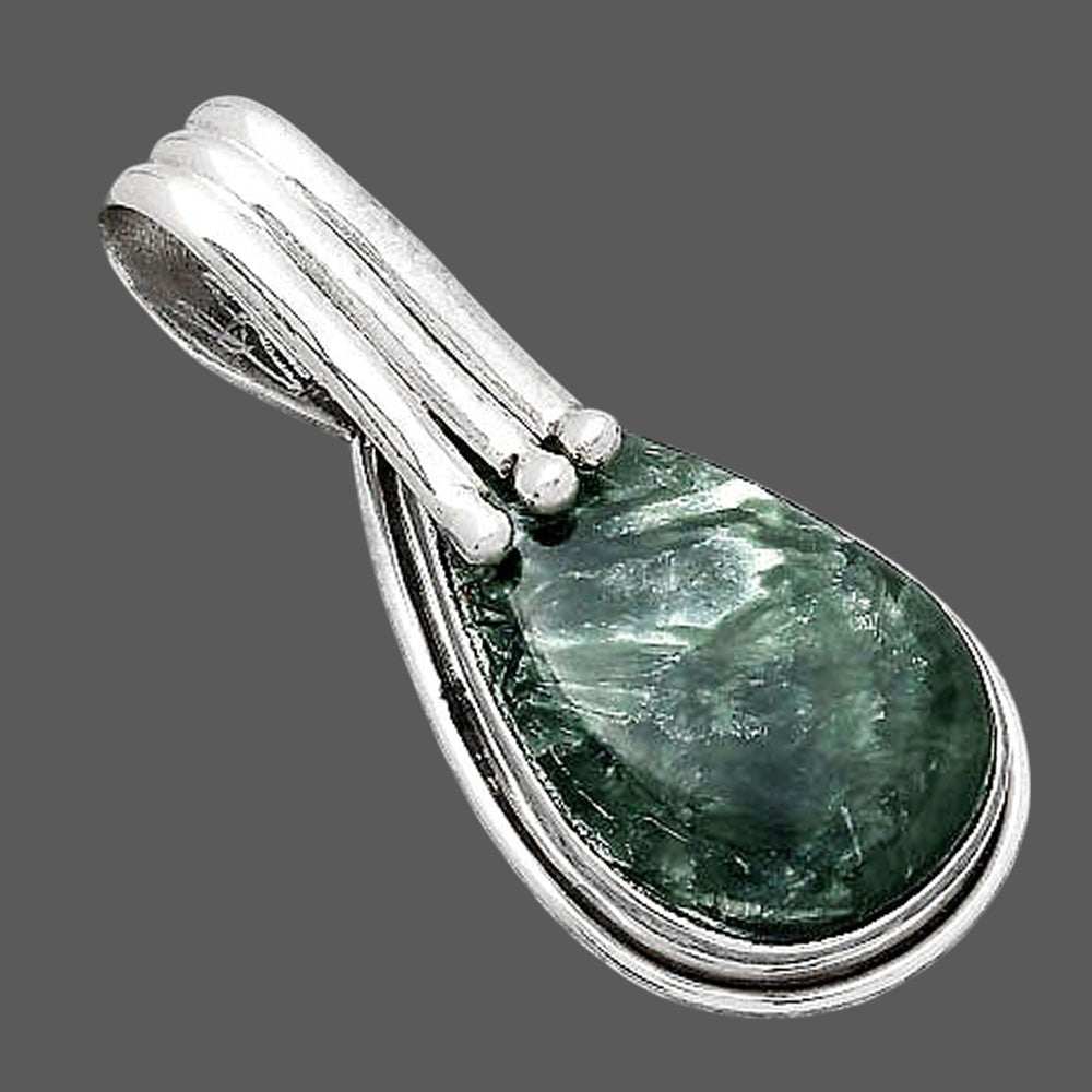 Natural Russian Seraphinite Pendant P-1664 SDP155101