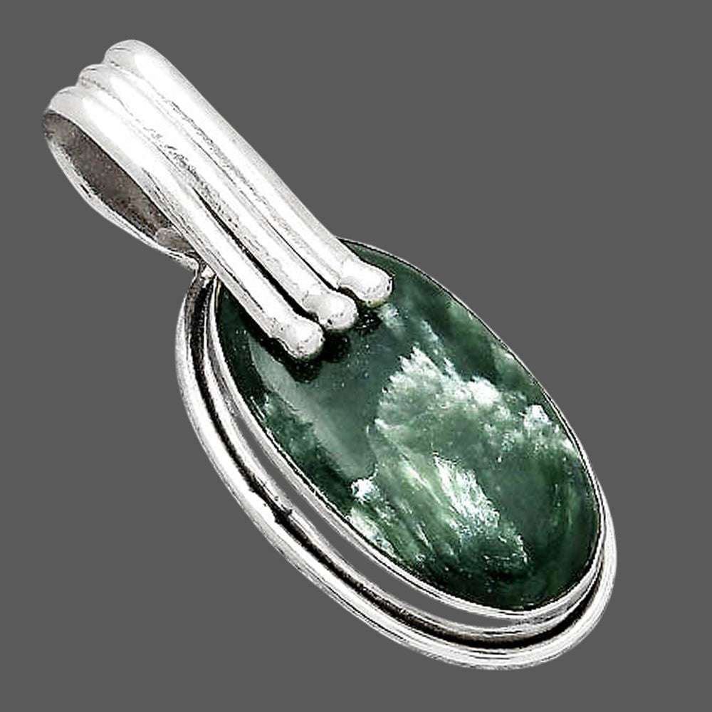 Natural Russian Seraphinite Pendant P-1664 SDP155103