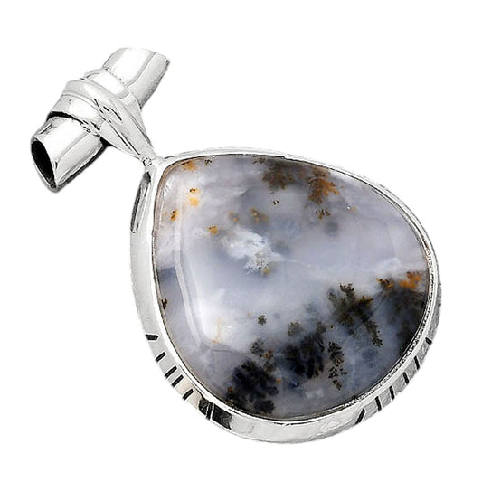 Natural Robinson Ranch Plume Agate Pendant P-1667 SDP155116
