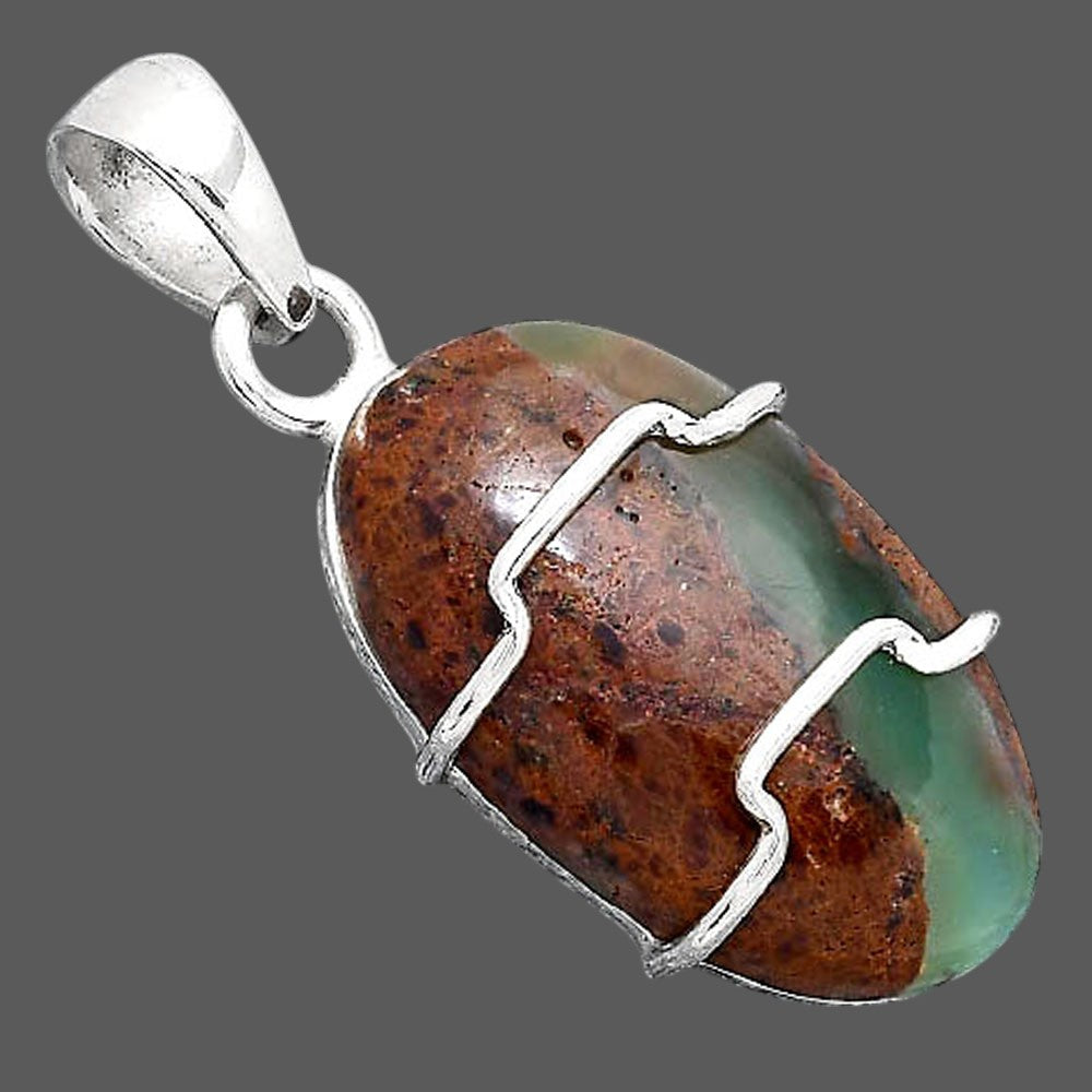 Natural Boulder Chrysoprase Australia Pendant P-1638 SDP155128