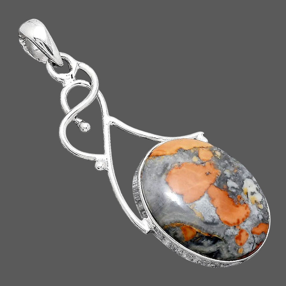 Natural Maligano Jasper - Indonesia Pendant P-1036 SDP155169