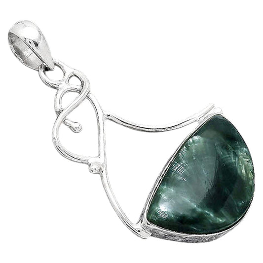 Natural Russian Seraphinite Pendant P-1036 SDP155171