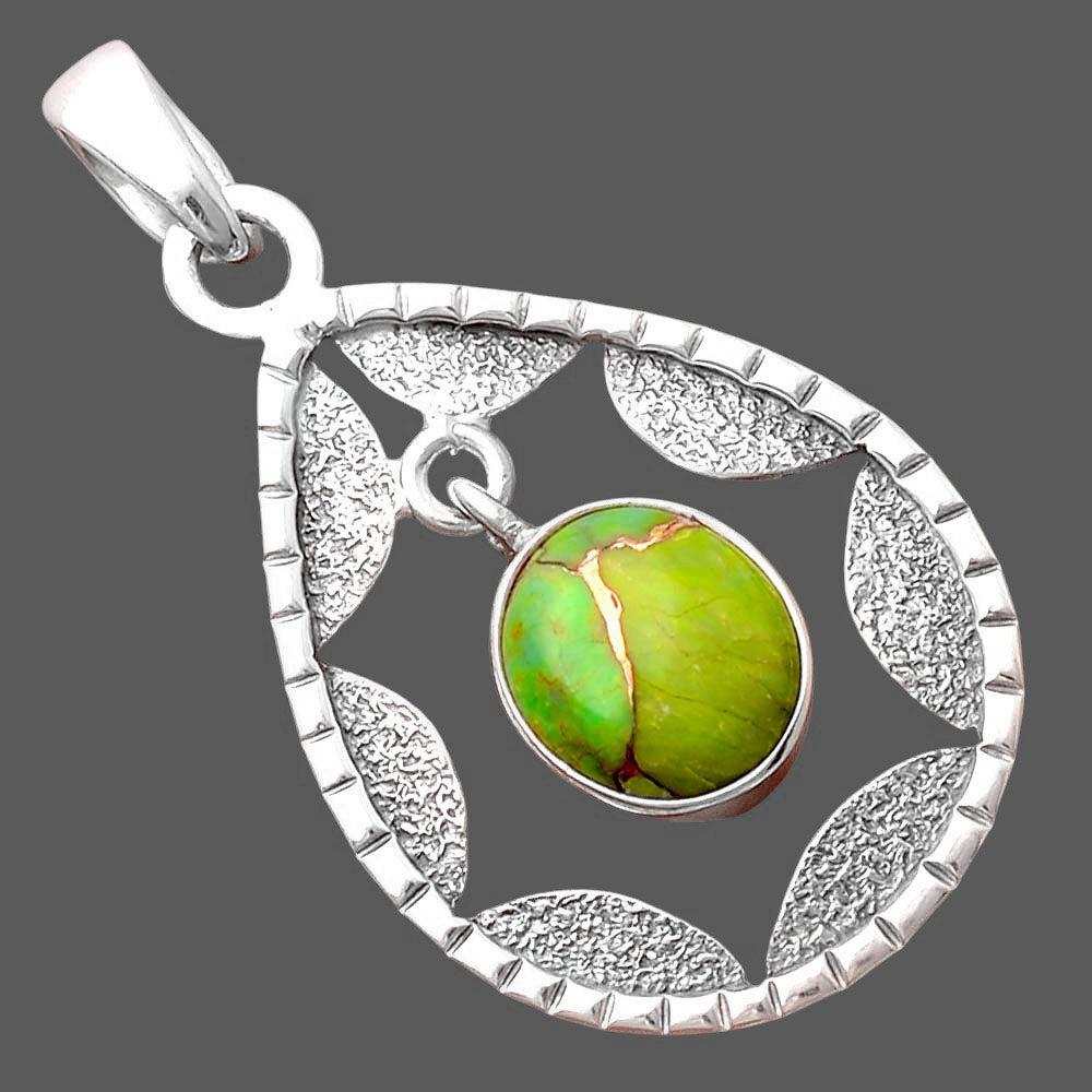 Copper Green Turquoise - Arizona Pendant P-1478 SDP155230