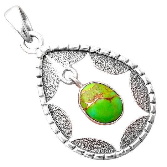 Copper Green Turquoise - Arizona Pendant P-1478 SDP155231
