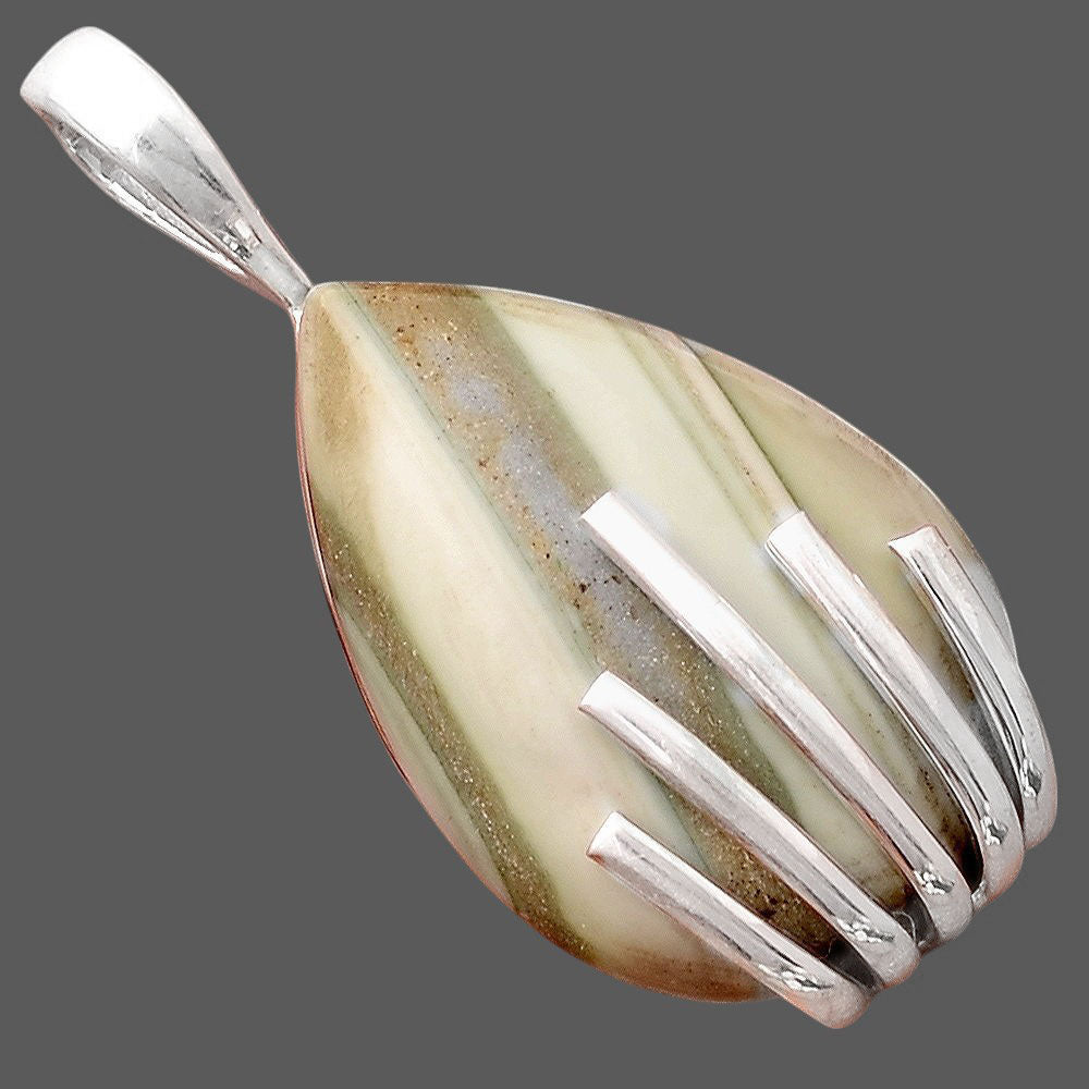 Natural Saturn Chalcedony Pendant P-1559 SDP155237