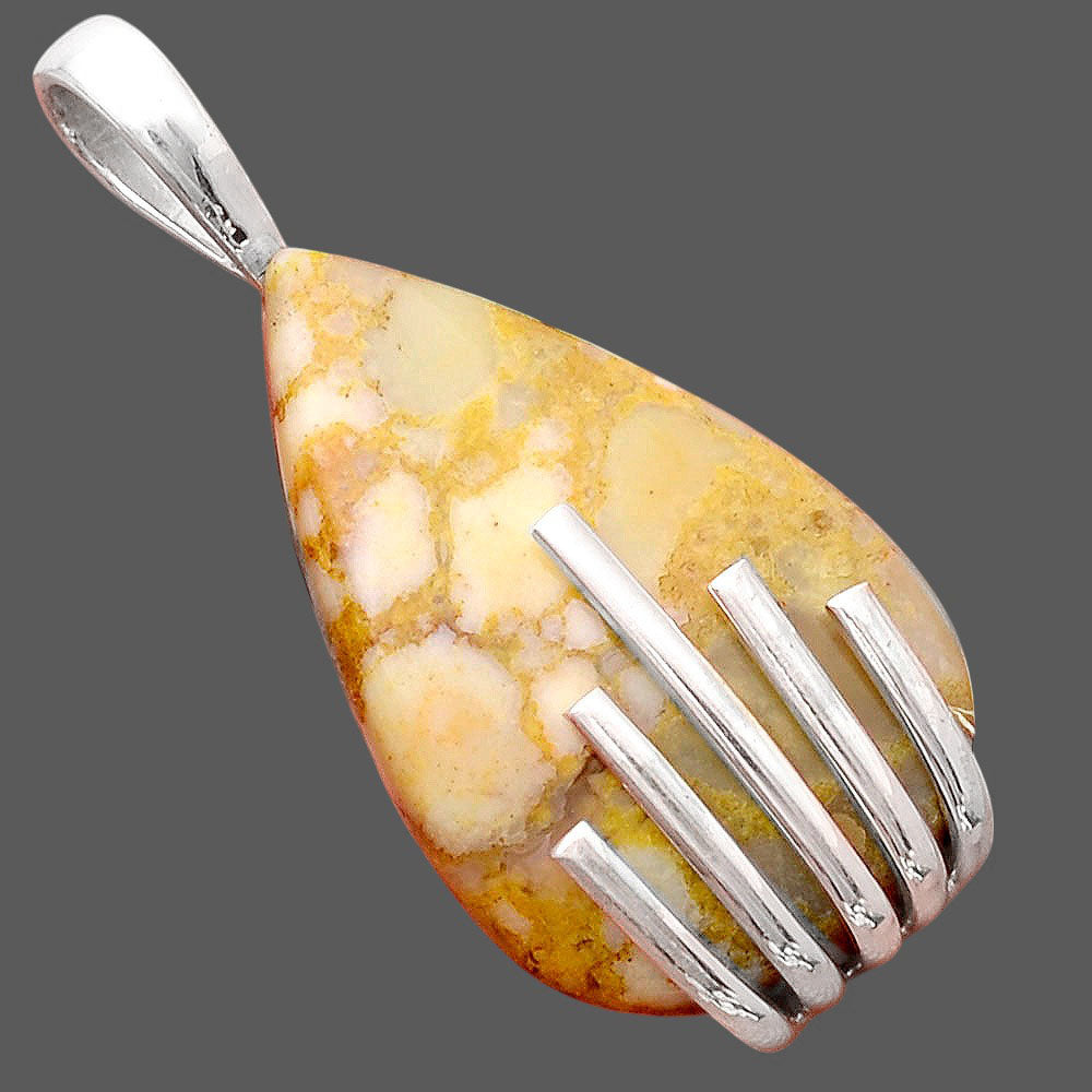 Natural Green Opal Madagascar Pendant P-1559 SDP155250