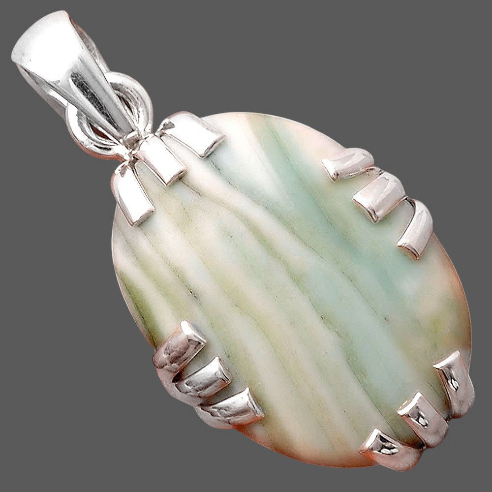 Natural Saturn Chalcedony Pendant P-1564 SDP155260