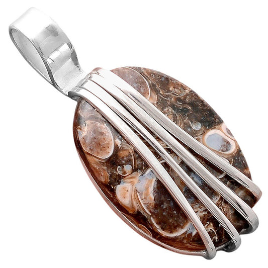 Natural Turtella Jasper - USA Pendant P-1302 SDP155289