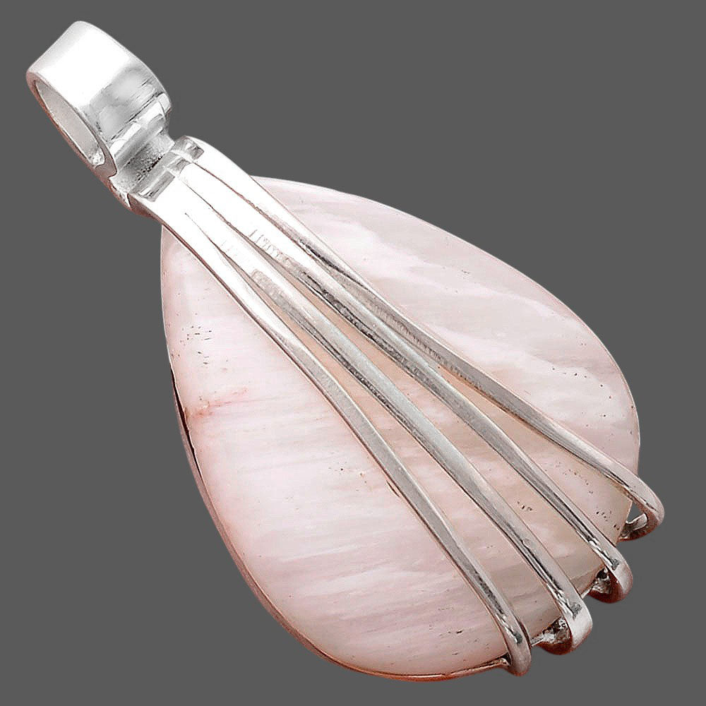 Natural White Scolecite Pendant P-1302 SDP155290