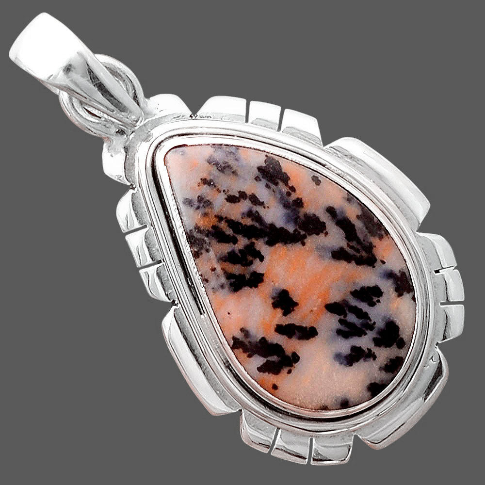 Natural Russian Honey Dendrite Opal Pendant P-1179 SDP155306