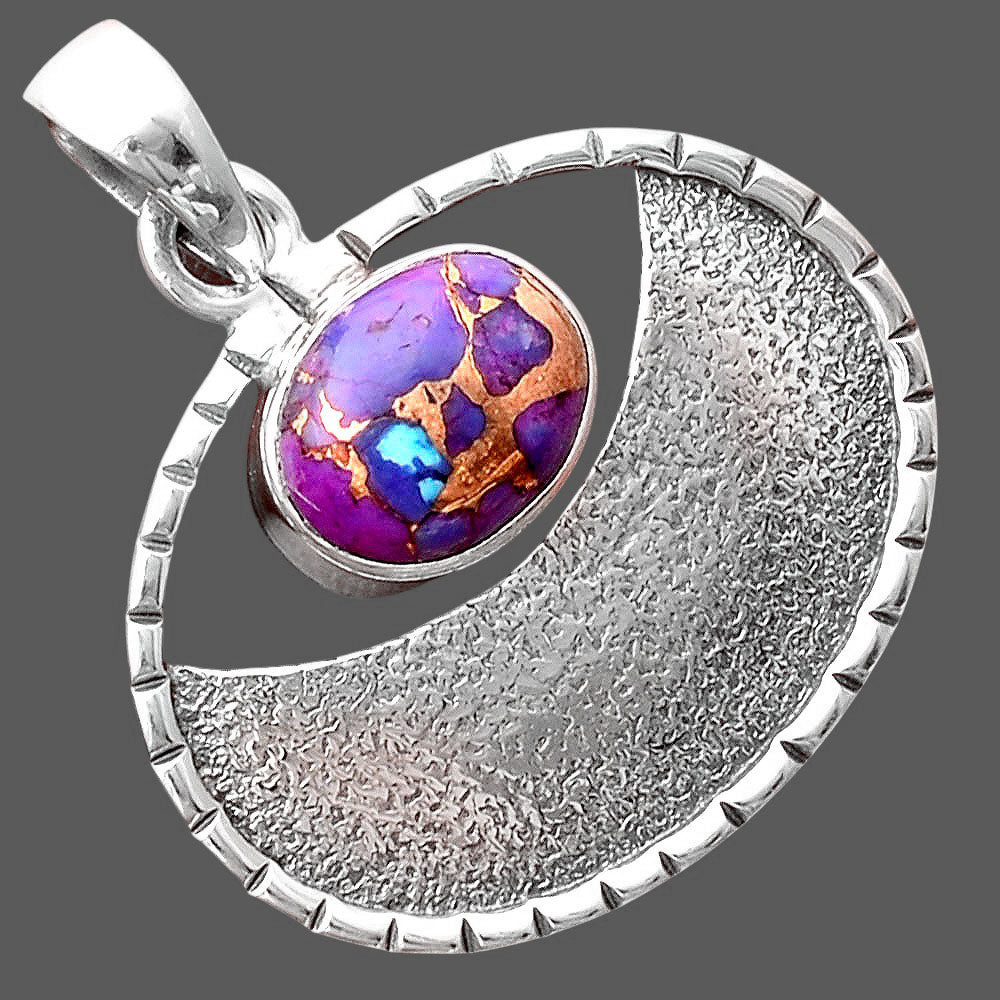 Copper Purple Turquoise - Arizona Pendant P-1630 SDP155310