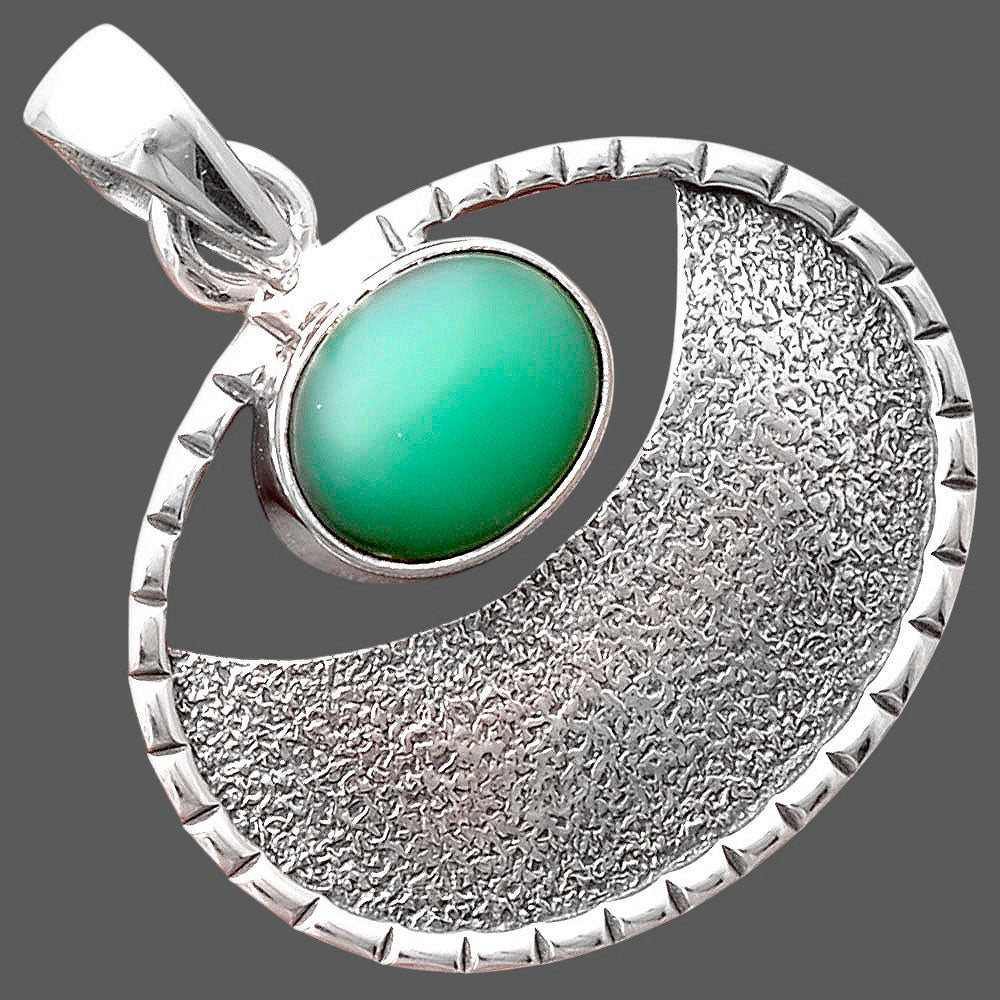 Natural Chrysoprase - Australia Pendant P-1630 SDP155329