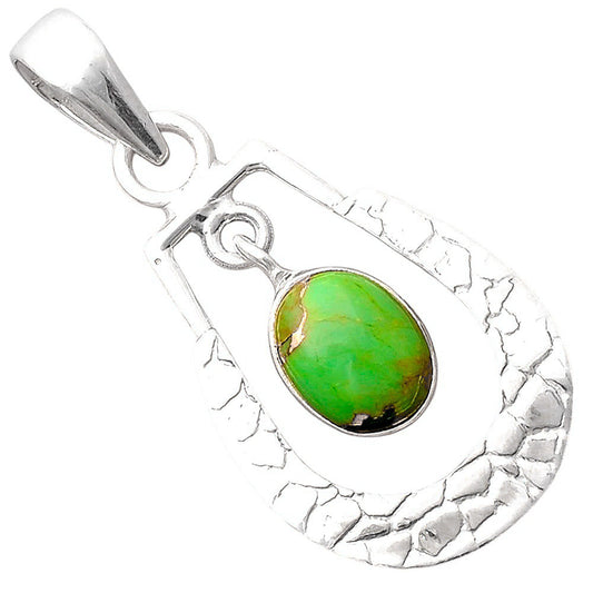 Copper Green Turquoise - Arizona Pendant P-1343 SDP155339
