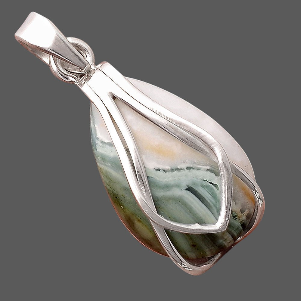 Natural Saturn Chalcedony Pendant P-1303 SDP155398