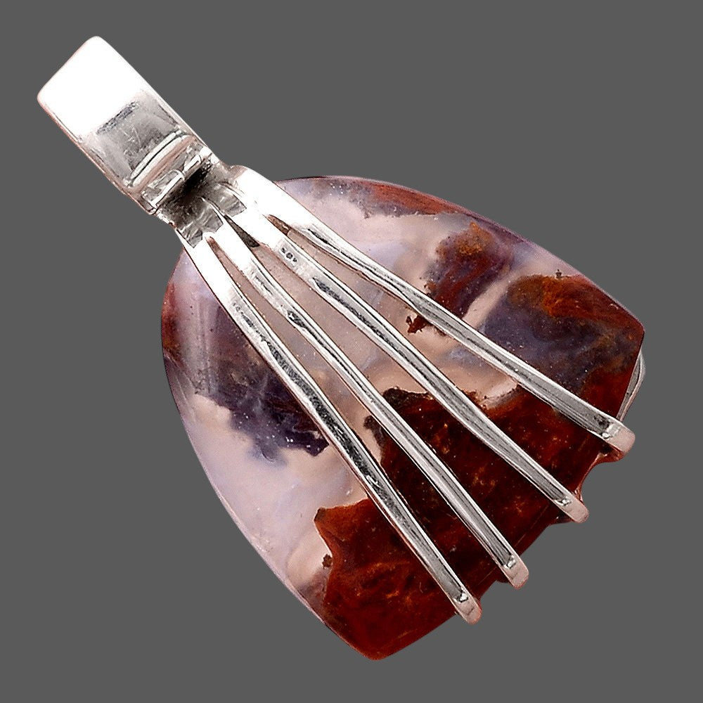 Natural Red Moss Agate Pendant P-1302 SDP155400