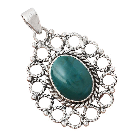 Natural Azurite Chrysocolla Pendant P-1009 SDP155430