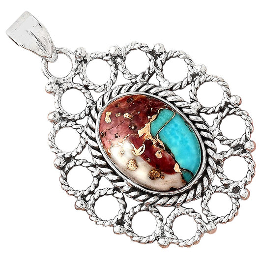 Multi Copper Turquoise - Arizona Pendant P-1009 SDP155457