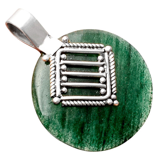 Natural Green Aventurine Pendant P-1462 SDP155542