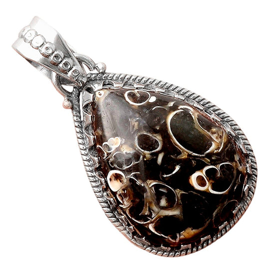 Natural Turtella Jasper - USA Pendant P-1515 SDP155558