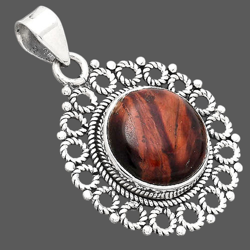 Natural Red Tiger Eye Pendant P-1009 SDP155617