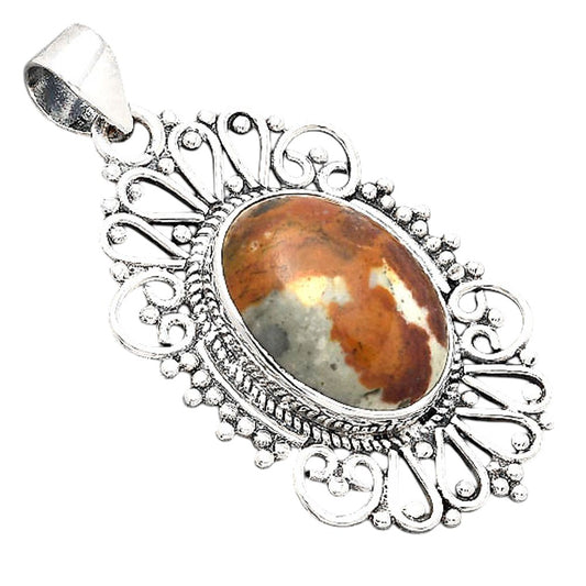 Natural Rocky Butte Picture Jasper Pendant P-1540 SDP155630