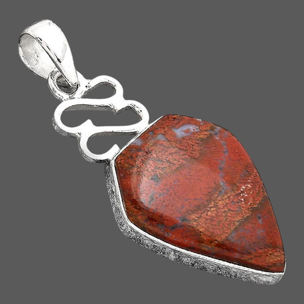 Natural Red Moss Agate Pendant P-1554 SDP155737