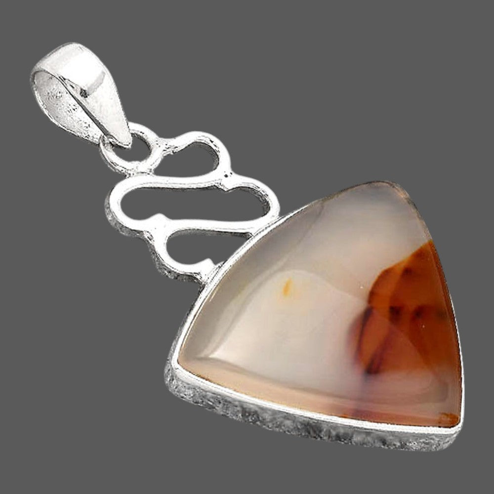 Natural Montana Agate - USA Pendant P-1554 SDP155738