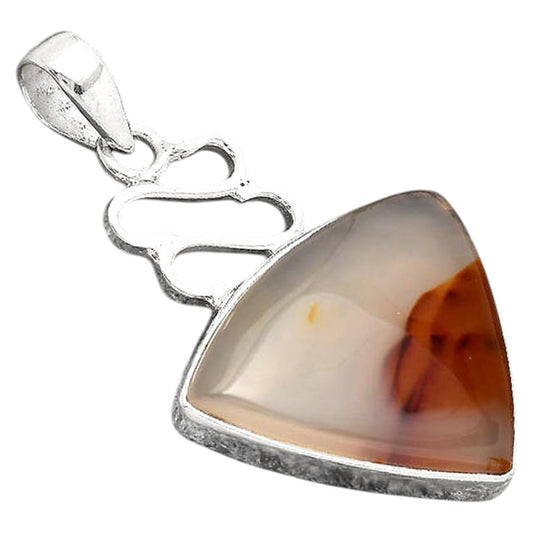Natural Montana Agate - USA Pendant P-1554 SDP155738