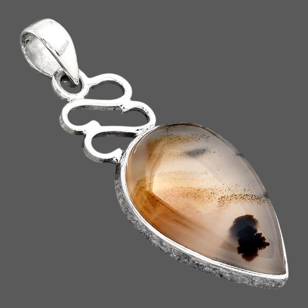 Natural Montana Agate - USA Pendant P-1554 SDP155739