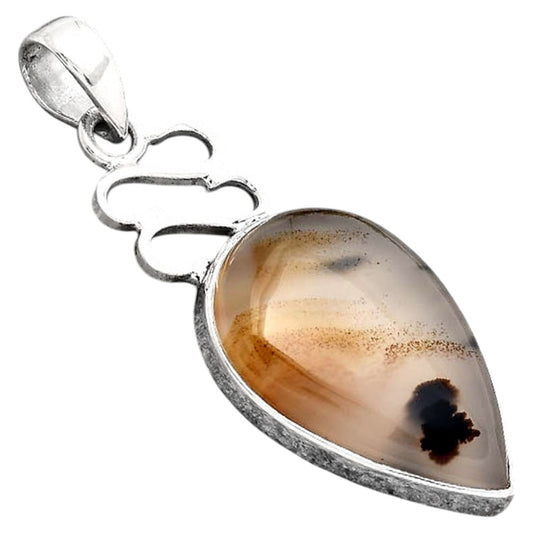 Natural Montana Agate - USA Pendant P-1554 SDP155739
