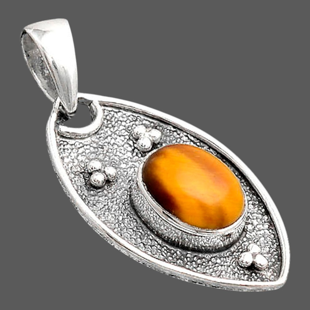 Natural Tiger Eye - Africa Pendant P-1524 SDP155753