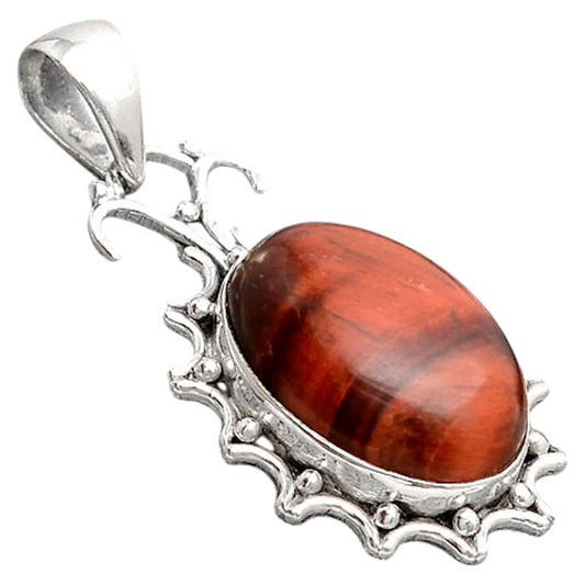 Natural Red Tiger Eye Pendant P-1249 SDP155768
