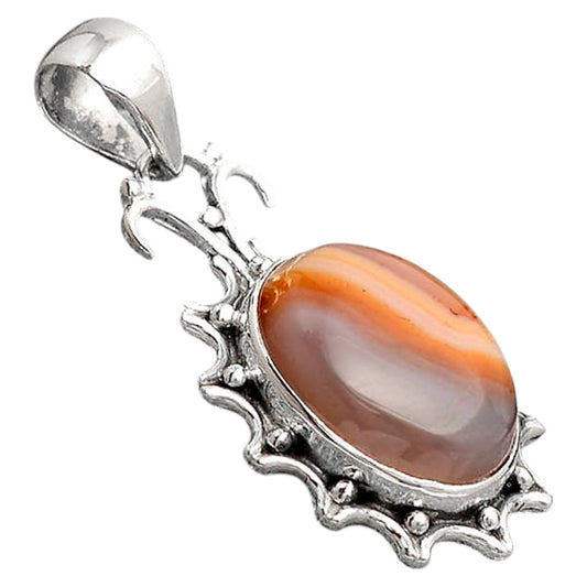 Natural Banded Onyx Pendant P-1249 SDP155785