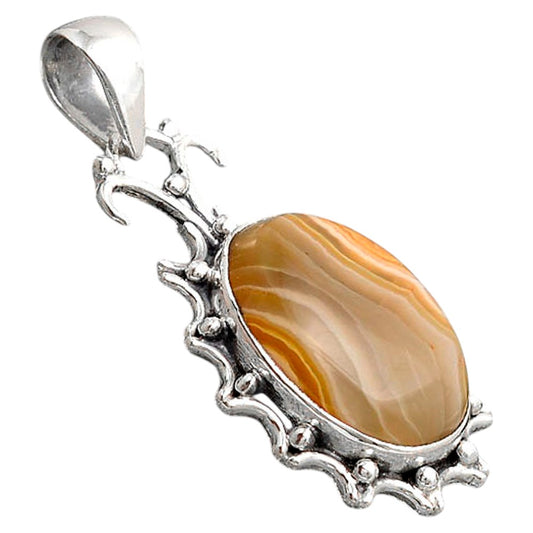 Natural Banded Onyx Pendant P-1249 SDP155786