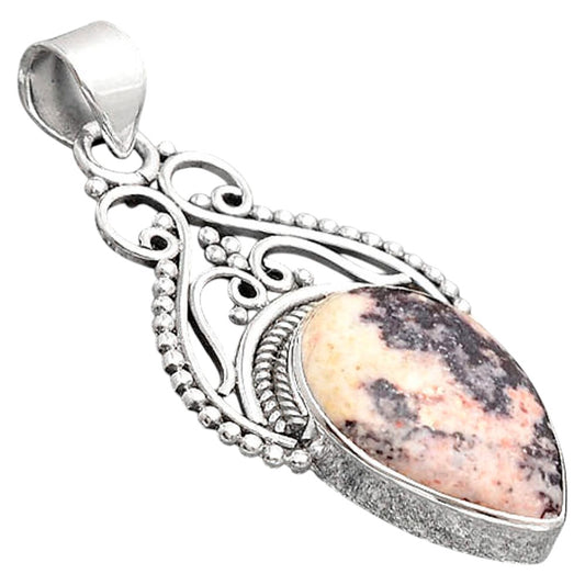 Natural Indian Blanket Jasper Pendant P-1541 SDP155795