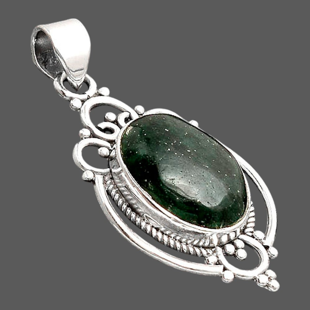 Natural Green Aventurine Pendant P-1569 SDP155809