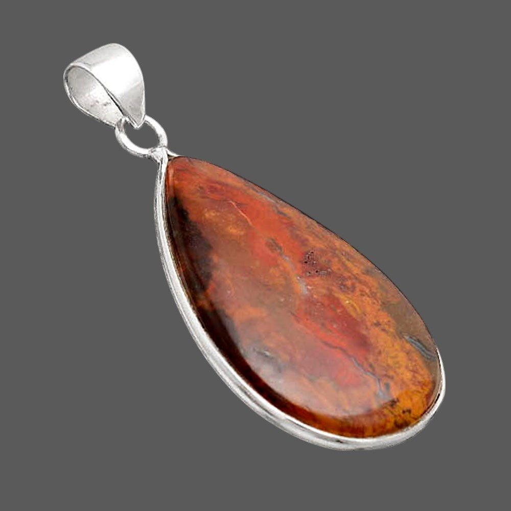Natural Red Moss Agate Pendant P-1001 SDP155846