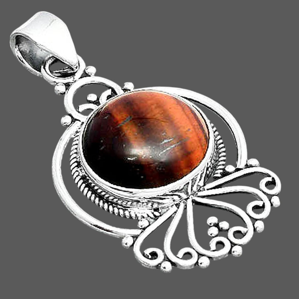 Natural Red Tiger Eye Pendant P-1544 SDP155884