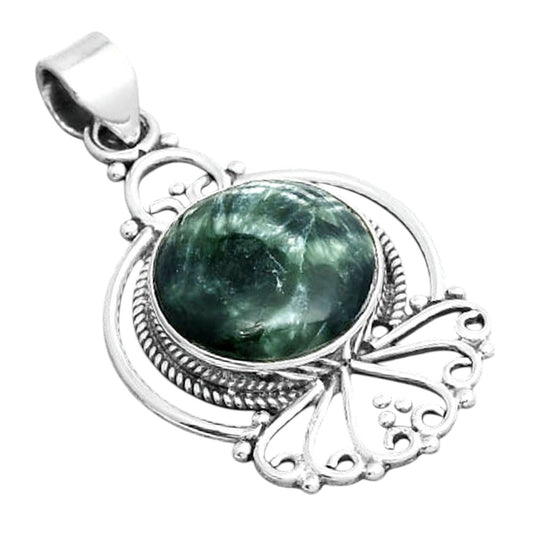 Natural Russian Seraphinite Pendant P-1544 SDP155886