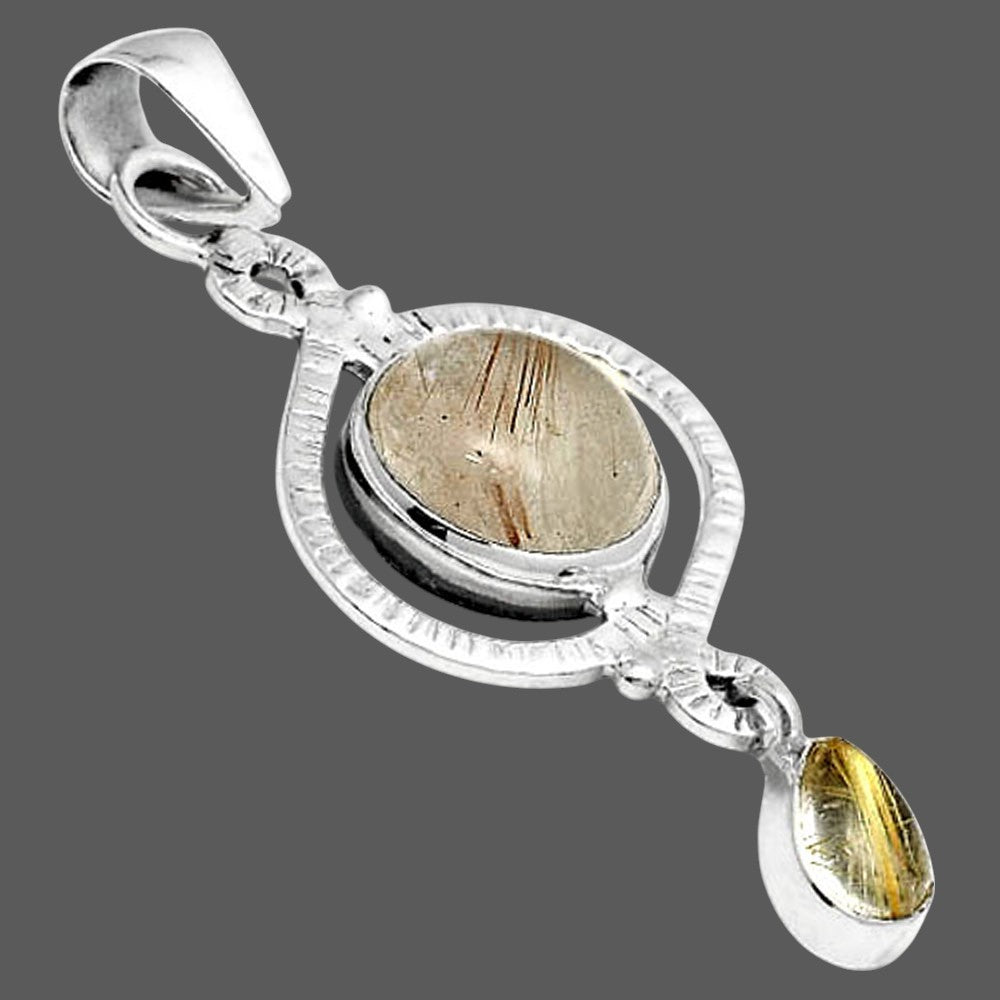 Natural Golden Rutile Pendant P-1115 SDP155912