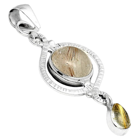 Natural Golden Rutile Pendant P-1115 SDP155912