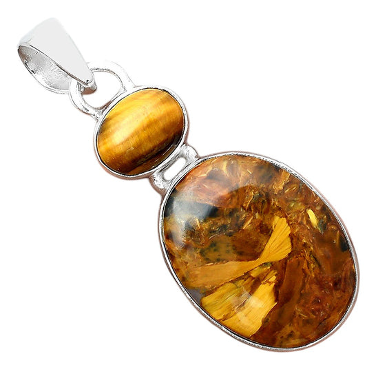 Pietersite - Namibia & Tiger Eye Pendant P-1098 SDP155973